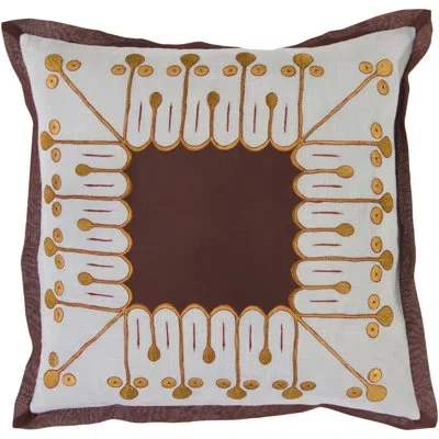 Livabliss Unique Grace Cotton Throw Pillow In Polyester