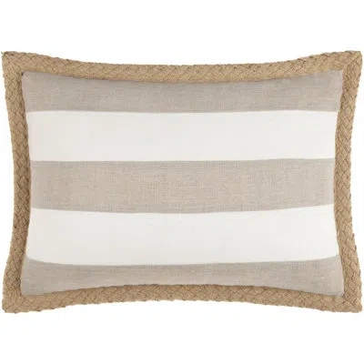Livabliss Warrick Rectangular Linen Pillow Cover & Insert In Poly Fill