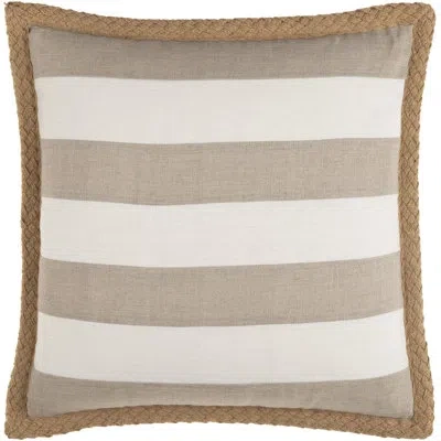 Livabliss Warrick Square Linen Pillow Cover & Insert In Down Fill