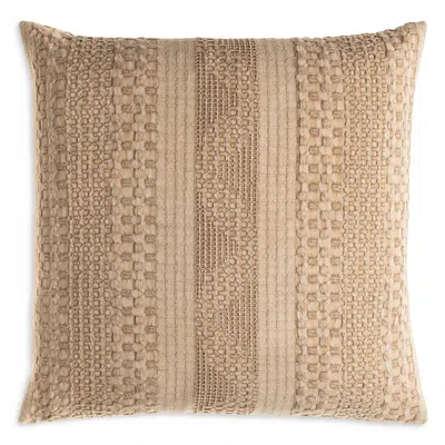 Livabliss Washed Waffle Decorative Pillow, 20l X 20w In Brown