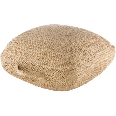 Livabliss Ziya Square Pillow Cover And Insert In Tan