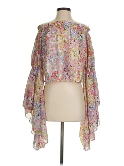 Pre-owned Live 4 Truth 3/4 Sleeve Blouse In Pink