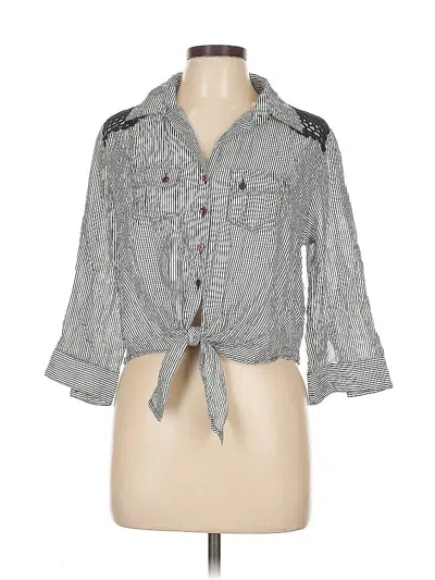 Pre-owned Live 4 Truth 3/4 Sleeve T-shirt In Gray