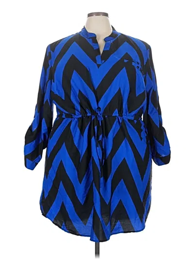 Pre-owned Live 4 Truth Casual Dress In Blue
