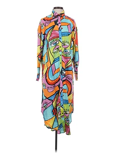 Pre-owned Live 4 Truth Casual Dress In Orange