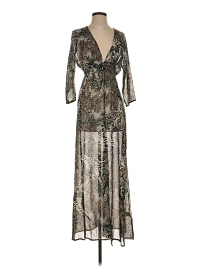 Pre-owned Live 4 Truth Cocktail Dress In Gray