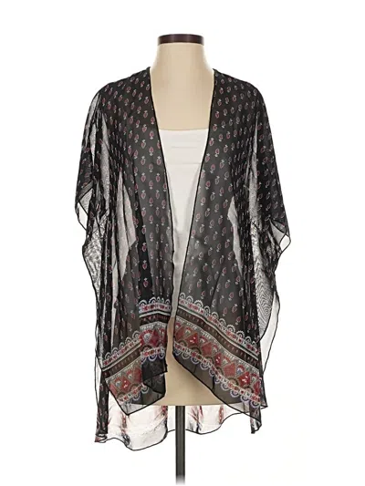 Pre-owned Live 4 Truth Kimono In Gray