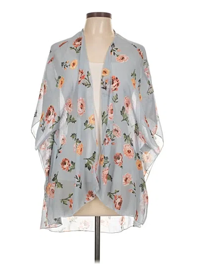 Pre-owned Live 4 Truth Kimono In Gray