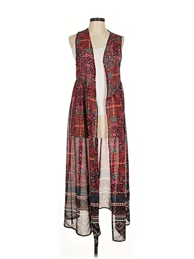 Pre-owned Live 4 Truth Kimono In Red