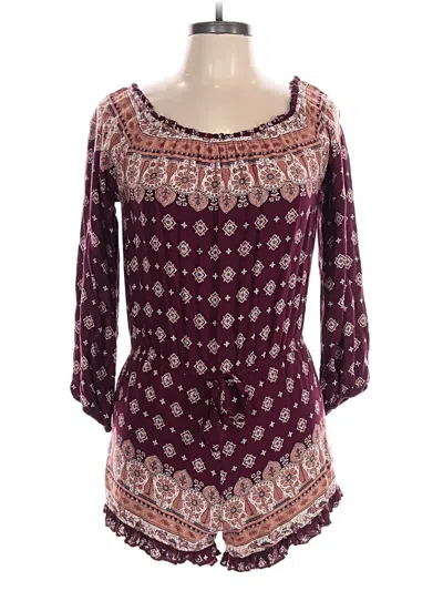Pre-owned Live 4 Truth Romper In Purple