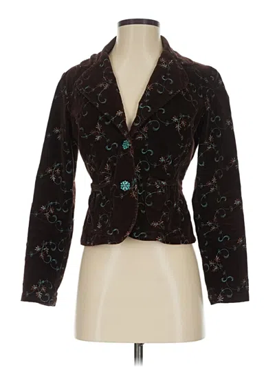 Pre-owned Live A Little Blazer Jacket In Black