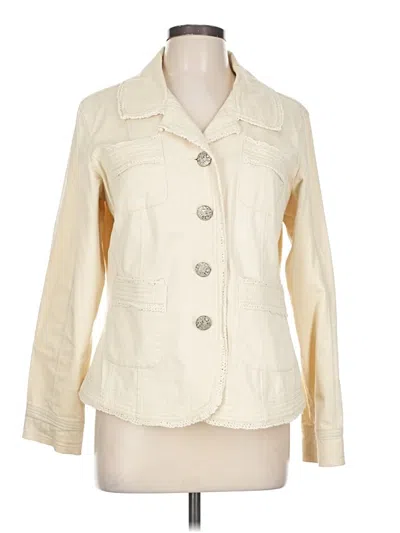 Pre-owned Live A Little Jacket In White