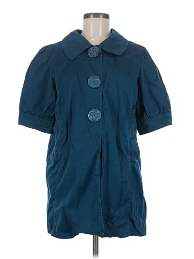 Pre-owned Live A Little Raincoat In Blue