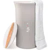 Live Fine Large Bucket Style Towel Warmer In Grey