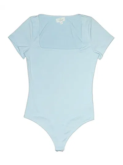 Pre-owned Live In The Moment Bodysuit In Blue