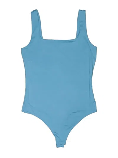 Pre-owned Live In The Moment Bodysuit In Blue