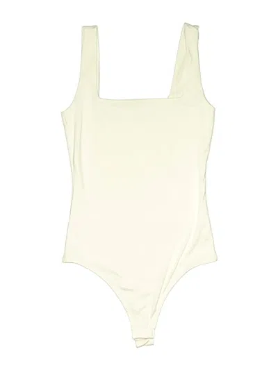 Pre-owned Live In The Moment Bodysuit In Ivory