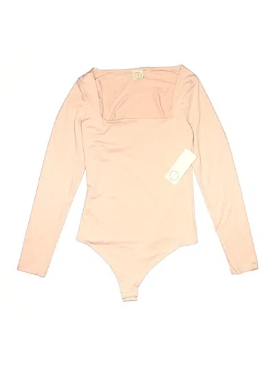 Pre-owned Live In The Moment Bodysuit In Pink