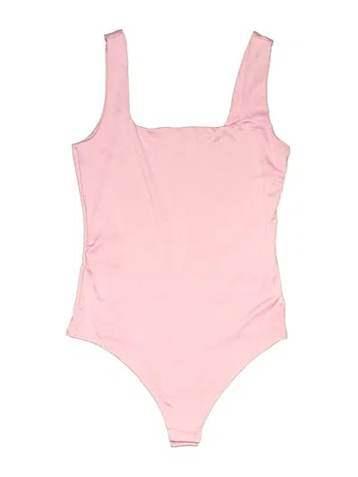 Pre-owned Live In The Moment Bodysuit In Pink