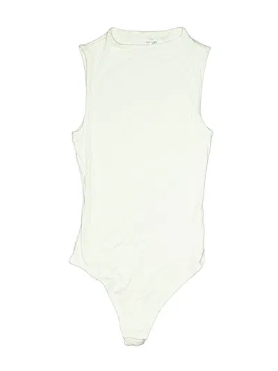 Pre-owned Live In The Moment Bodysuit In White