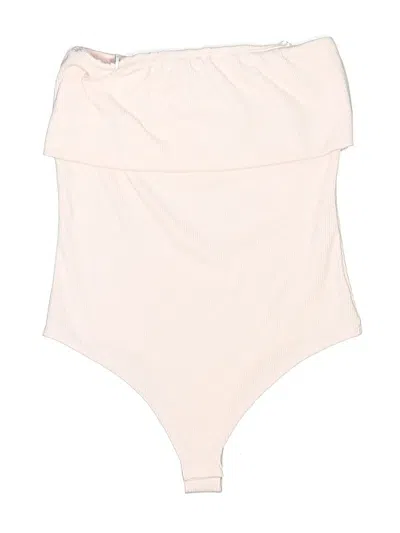 Pre-owned Live In The Moment Bodysuit In White