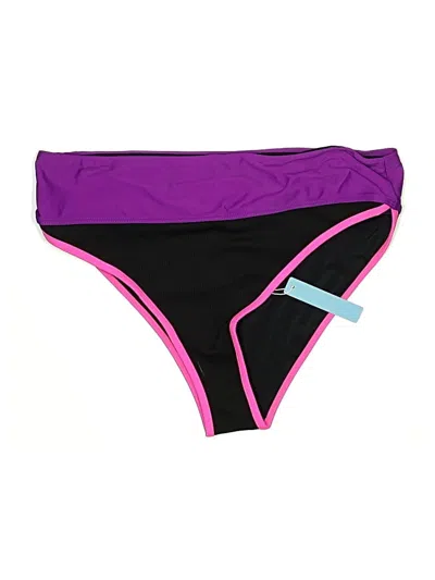Live Life On The Beach Swimsuit Bottoms In Purple