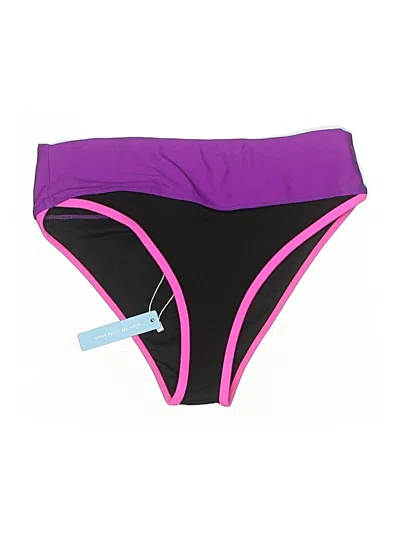 Pre-owned Live Life On The Beach Swimsuit Bottoms In Purple