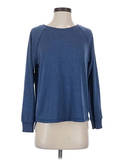 Pre-owned Live Love Lounge By Karen Neuberger Pullover Sweater In Blue