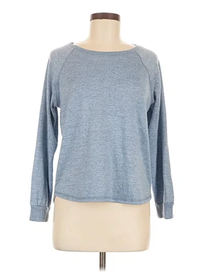 Pre-owned Live Love Lounge By Karen Neuberger Pullover Sweater In Blue
