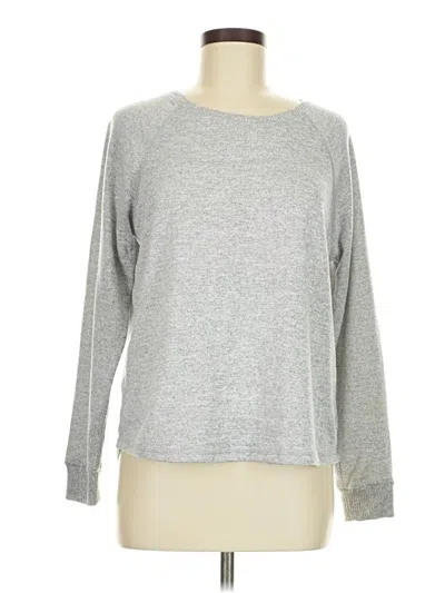 Pre-owned Live Love Lounge By Karen Neuberger Pullover Sweater In Silver