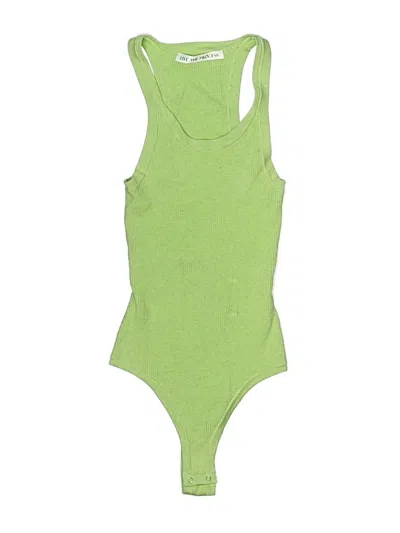 Pre-owned Live The Process Bodysuit In Green