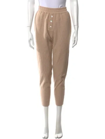 Pre-owned Live The Process Cashmere Straight Leg Pants In Neutral