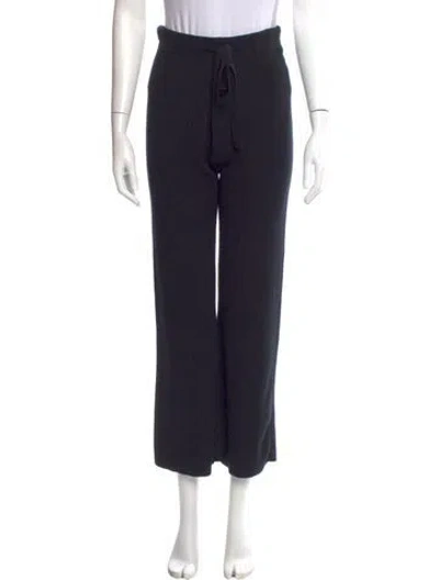 Pre-owned Live The Process Cashmere Wide Leg Pants In Blue