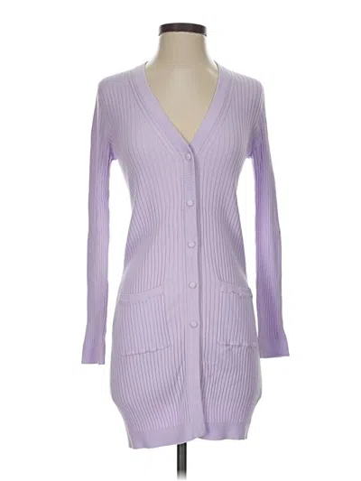 Pre-owned Live The Process Casual Dress In Purple