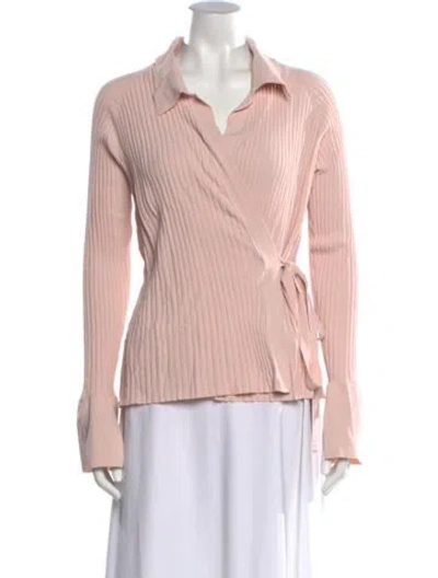 Pre-owned Live The Process Cowl Neck Sweater In Pink