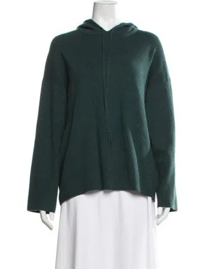 Pre-owned Live The Process Crew Neck Long Sleeve Hoodie In Green