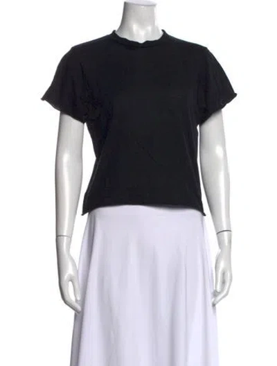 Pre-owned Live The Process Crew Neck Short Sleeve T-shirt In Black
