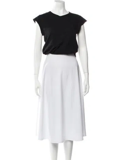 Pre-owned Live The Process Crew Neck Sleeveless Crop Top In Black