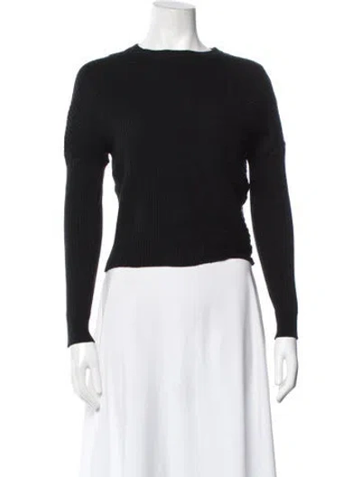 Pre-owned Live The Process Crew Neck Sweater In Black