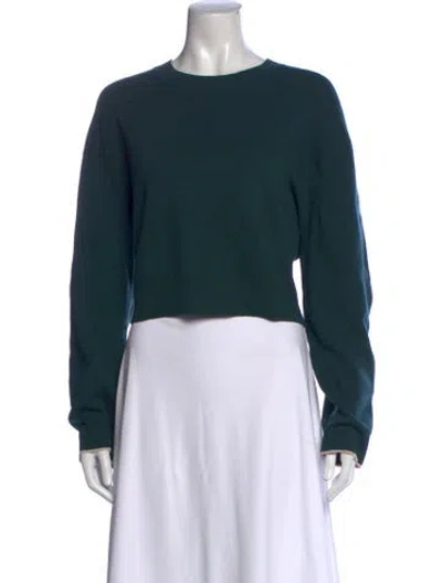 Pre-owned Live The Process Crew Neck Sweater In Green