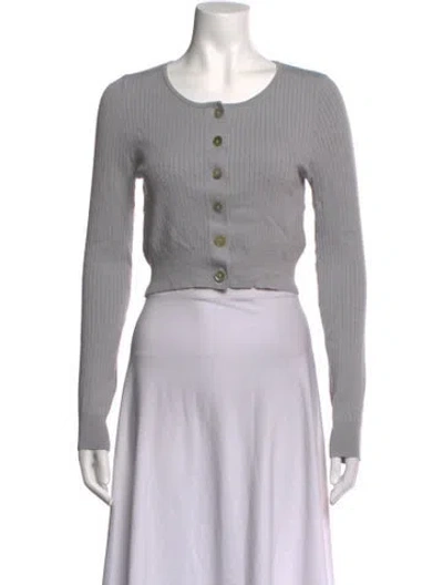 Pre-owned Live The Process Crew Neck Sweater In Grey