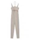 Live The Process Elastic Jumpsuits In Gray