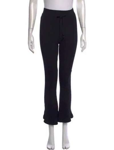 Pre-owned Live The Process Flared Pants In Black