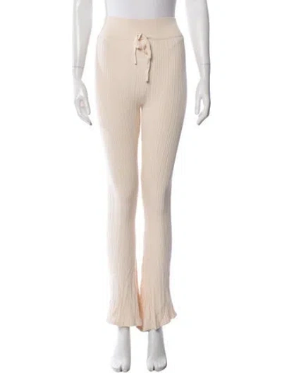 Pre-owned Live The Process Flared Pants In Neutral