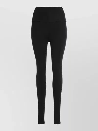 Live The Process High Waist Fitted Stretch Leggings In Black