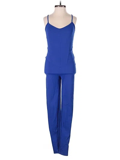 Pre-owned Live The Process Jumpsuit In Blue