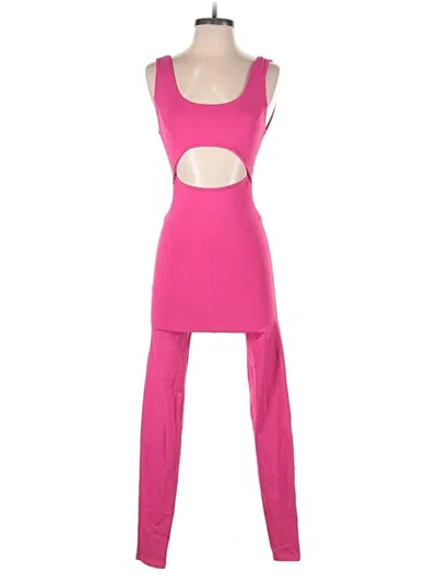 Pre-owned Live The Process Jumpsuit In Pink