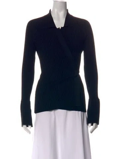 Pre-owned Live The Process Long Sleeve Top In Black