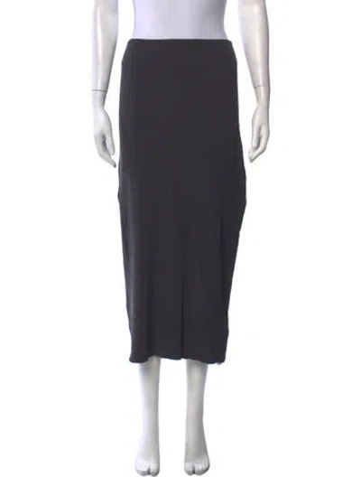 Pre-owned Live The Process Midi Length Skirt In Grey