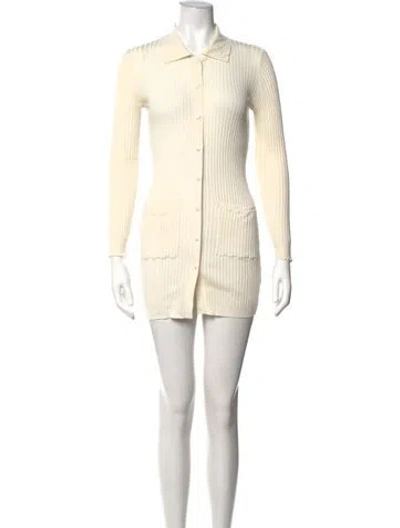 Pre-owned Live The Process Mini Dress In Neutrals